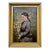John Ferguson Weir-Portrait of Marion Eckford Harwood -19th Century Oil Painting For Sale