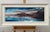 Shabby Chic Panoramic Seascape of Devon Cliffs & Coastline by Contemporary British Artist For Sale - Image 3 of 11