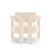 Double Arch Armchair in Chenille from Insidherland For Sale - Image 4 of 9