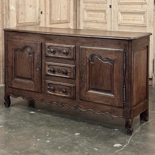 18th Century Country French Buffet ~ Credenza will make a splendid addition to any room in the home or office! Hand-...