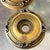 Pair of Sherle Wagner-style lever door handles / doorknobs and escutcheons // vintage hardware for French doors // cast brass with gilt For Sale - Image 11 of 16