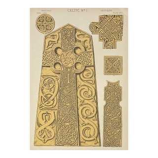 Celtic Chromolithograph From Grammar of Ornament by Owen Jones For Sale
