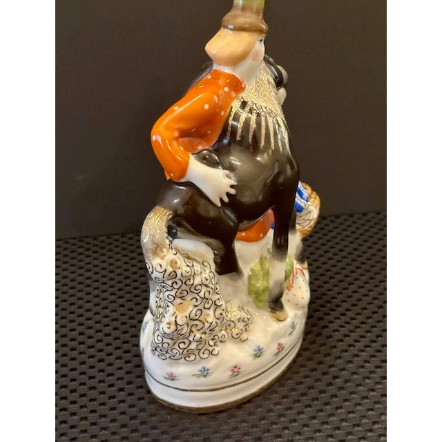 Vintage Porcelain Figurine of Ivanushka the Fool and the Little Humpbacked Horse For Sale - Image 4 of 8