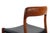 1950s Single Moller Desk Chair Model 75 in Teak and Black Leatherette For Sale - Image 5 of 7