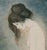 Modern Bernard Charoy, Dominique Against a Blue Background, Nude, Lithograph For Sale - Image 3 of 5