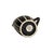 Ceramic Vintage Hornsea John Clappison Black and White Striped Tall Gaiety Jug With Yellow Inside For Sale - Image 7 of 7