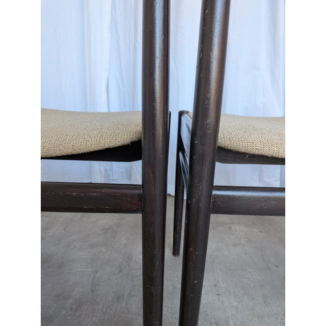 Wood Vintage Dining Chairs in Beech Wood, 1970s, Set of 6 For Sale - Image 7 of 18