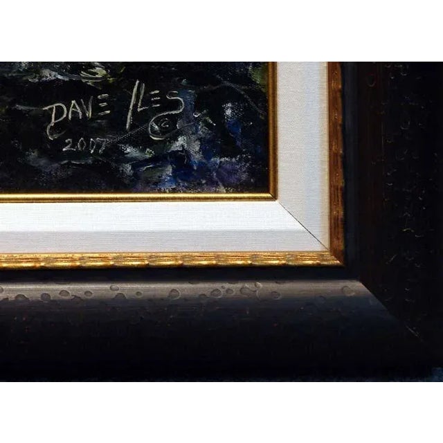 "Montgomery Falls" by Dave Iles Original Oil Painting on Canvas Hand signed by the artist Framed Size: 55" x 42" Image...