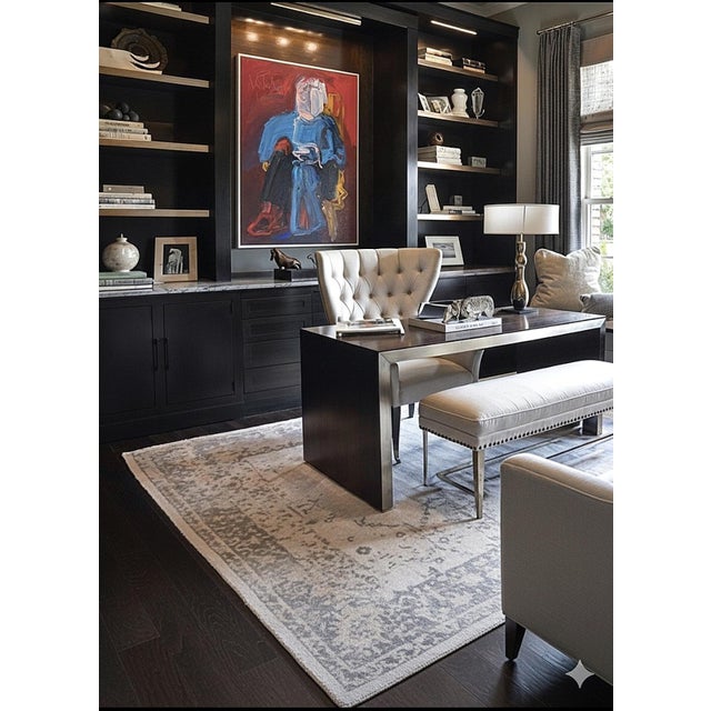 1980s Blue Man by Virginia Cohn Parkum(1943-2025) For Sale - Image 10 of 12