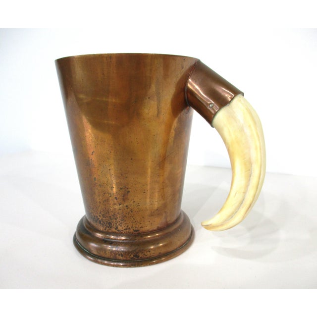 Mid Century Beer or Drink Mug With Horn Handle by PHV&Co. England For Sale - Image 11 of 11