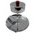 1940s Early Mid 20th Century Chrome and Bakelite Ashtray W/ Pull-Match Dispenser For Sale - Image 5 of 9