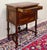 Wood Antique French Louis XVI Style Marble Top Chest Side End Table Walnut c.1920s-30 For Sale - Image 7 of 18