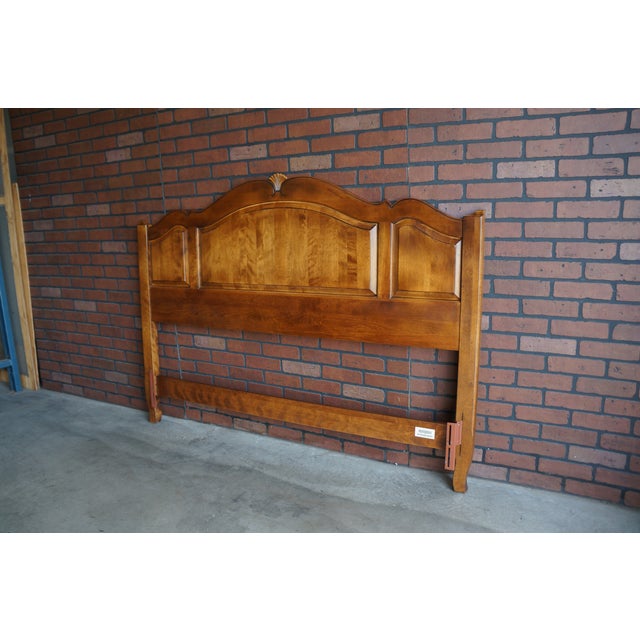 Ethan Allen Country French Raised Panel Queen Headboard For Sale - Image 6 of 6