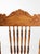 Brown Antique Victorian Pressed Back Cane Seat Chairs Pair For Sale - Image 8 of 17