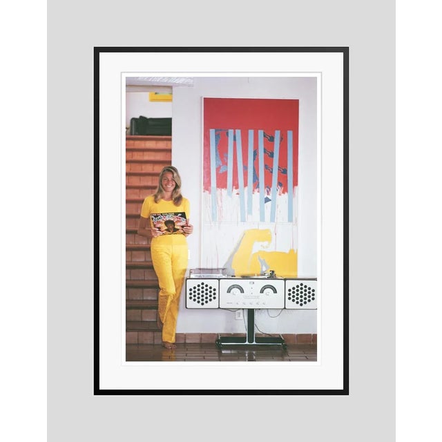 Modern Funk in Tuscany 1969 by Slim Aarons Framed C-Print For Sale - Image 3 of 3