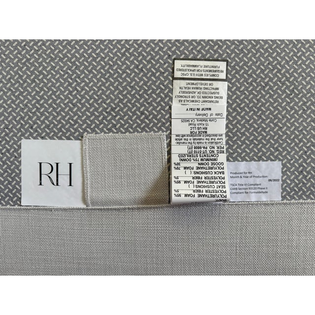 Postmodern Rh Cortona Upholstered Daybed | Made in Italy | 2022 For Sale - Image 3 of 6
