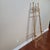 Mid-Century Modern Vintage Burnt Bamboo Easel For Sale - Image 3 of 5