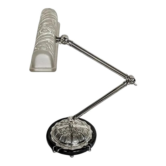 1930s French Art Deco Desk Lamp by Schneider For Sale