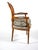 Early 20th Century Louis XVI Style Walnut Caned Needlepoint Lounge Chairs For Sale - Image 10 of 13