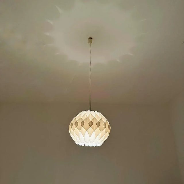 Butterfly Pendant Lamp by Lars Schiøler for Hoyrup Denmark For Sale - Image 10 of 11