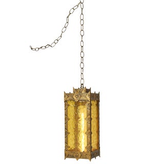 Gothic Revival Swag Pendant For Sale