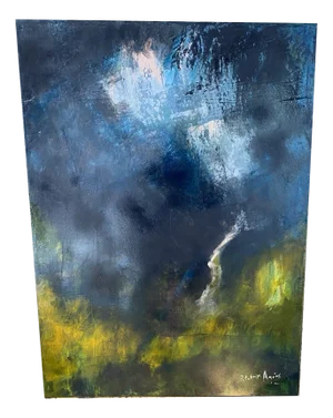 Béatrix Agius, The Thunderbolt Tree, 2020, Acrylic on Canvas