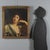 Oil on canvas. This ecstatic female face is inspired by the school of Guido Reni, captured in a half-length close-up, her...