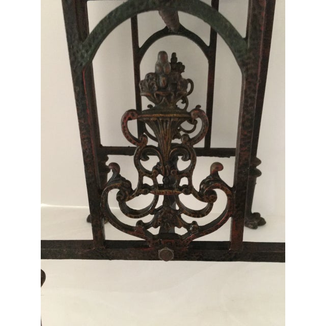 Contemporary Art Deco Iron Telephone Chair For Sale - Image 3 of 12