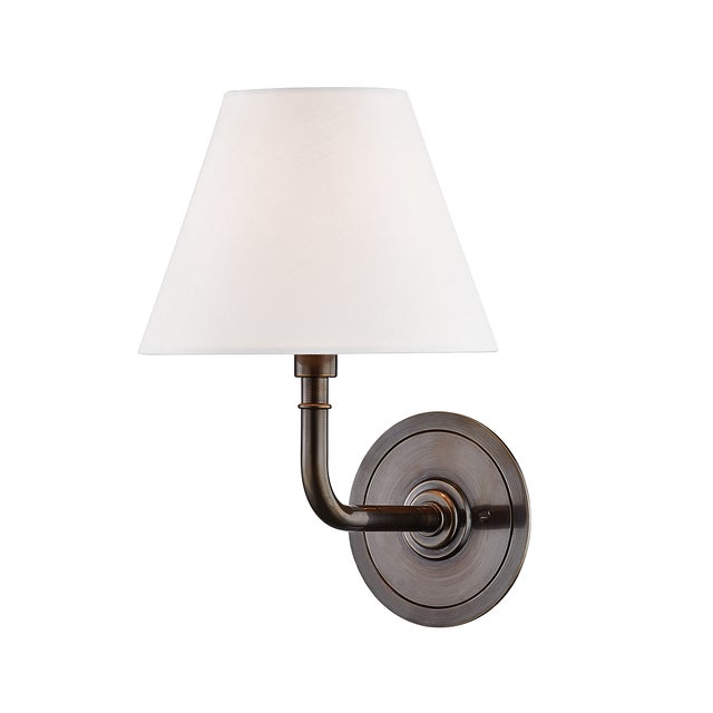 Designed by Mark D. Sikes for Hudson Valley Lighting Width/Diameter: 8.00" Height: 11.25" Extension: 9.50"...