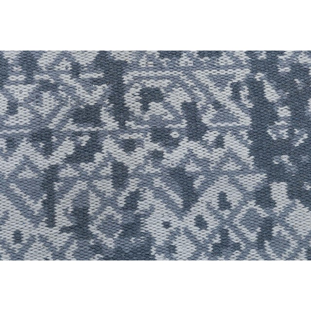 Gray Contemporary Abstract Petra Gray Handmade Wool Rug by Doris Leslie Blau For Sale - Image 8 of 9