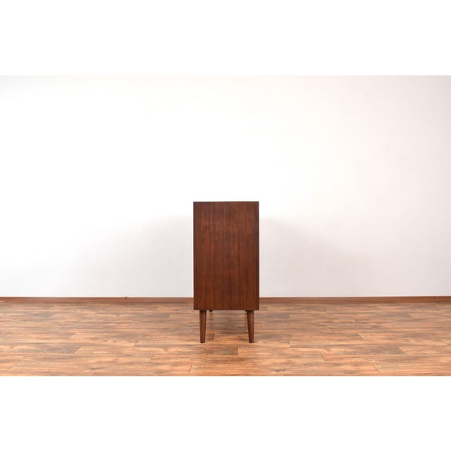 Brown Mid-Century Danish Teak Tambour Doors Sideboard, 1960s For Sale - Image 8 of 11
