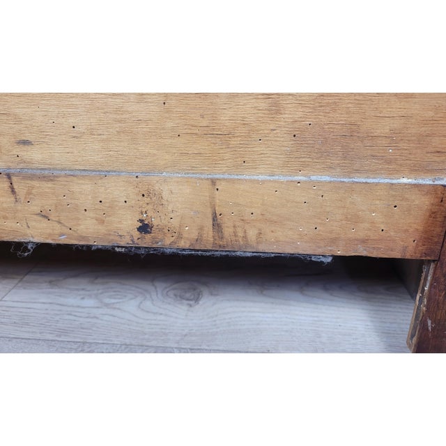 Edwardian Drop Handle Chest of 2 Drawers in Oak, 1910s For Sale - Image 18 of 18