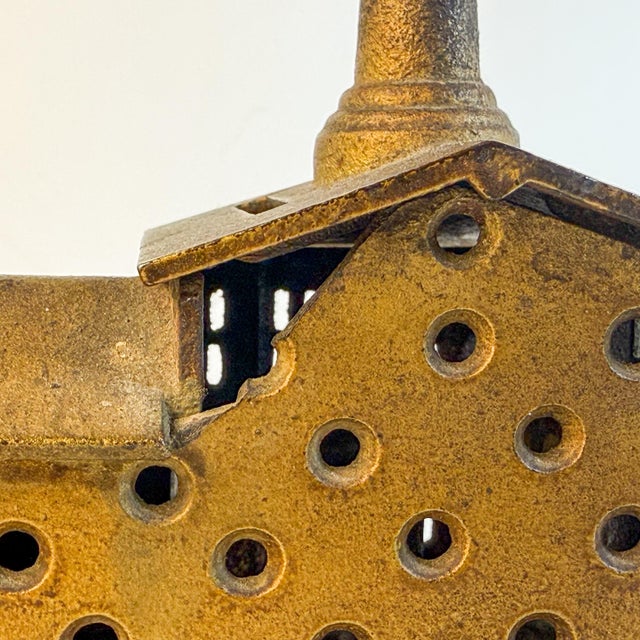 Antique Enterprise Independence Hall Architectural Cast Iron Bank, Circa 1875 For Sale - Image 12 of 13