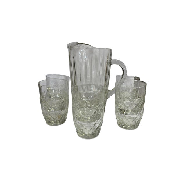 Mid 20th Century Mid Century Beverage Pitcher & Low Balls, Set of 11 For Sale - Image 5 of 12