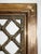 Early 20th century traditional bronze grille. Intricate, criss cross rope pattern. Circa:1920's. There are three...