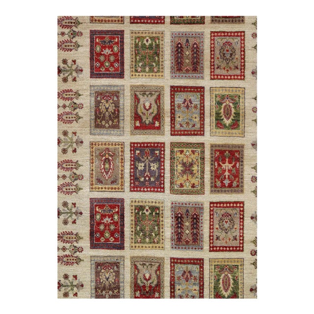 This is a hand-knotted Tabriz Design Rug Hand-Spun Wool Rug All natural Dyed This rug is handmade from 100-percent...