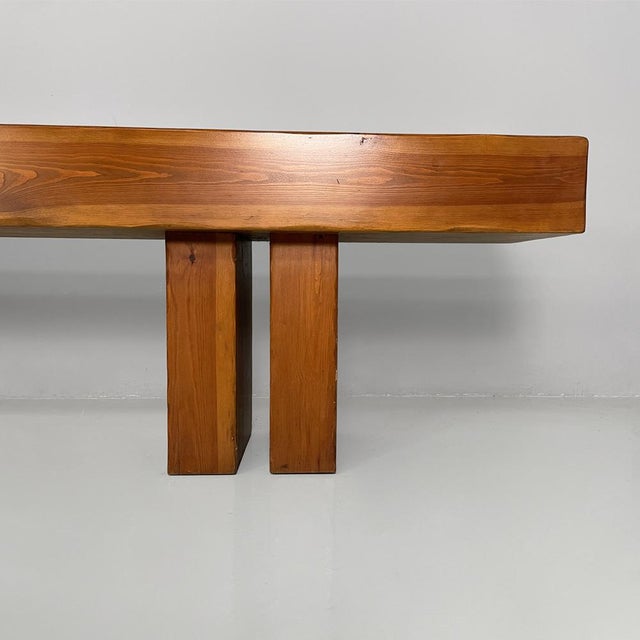 Wood Italian Modern Wood Console, 1970s For Sale - Image 7 of 13