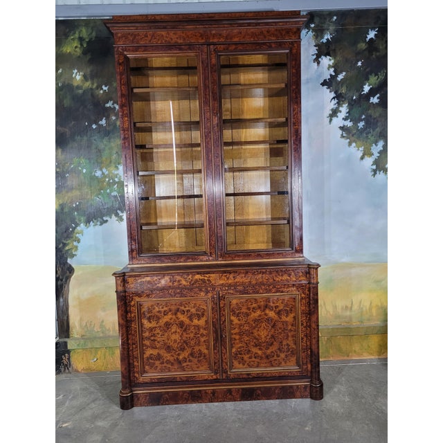Large Antique Bookcase in Wood, 1800s For Sale - Image 13 of 13