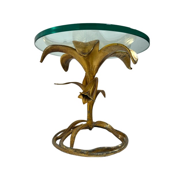 Arthur Court 1980s Lily Table by Arthur Court For Sale - Image 4 of 6