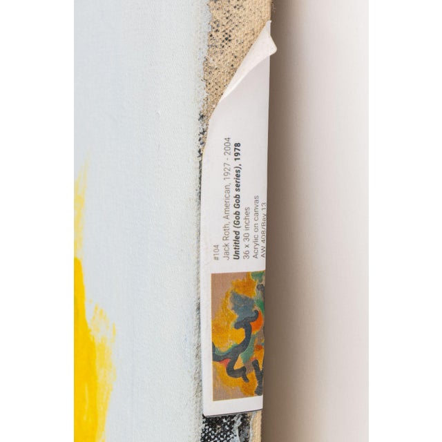 Textile Jack Roth Untitled (Gob Gob Series) Acrylic, 1978 For Sale - Image 7 of 11