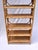 Wood 1970's Brighton Pavilion Chinese Chippendale Bamboo Caned Bookcase Etagere For Sale - Image 7 of 10