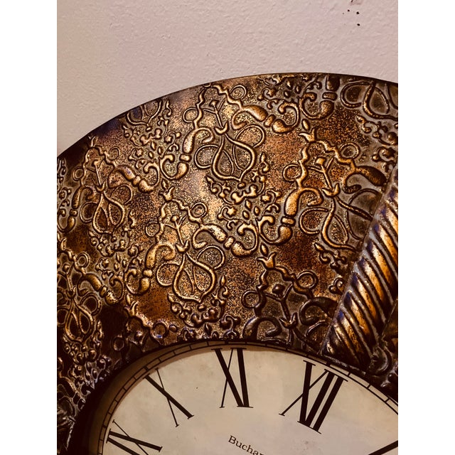 American Buchanan 24” Numerical Wall Clock For Sale - Image 3 of 4