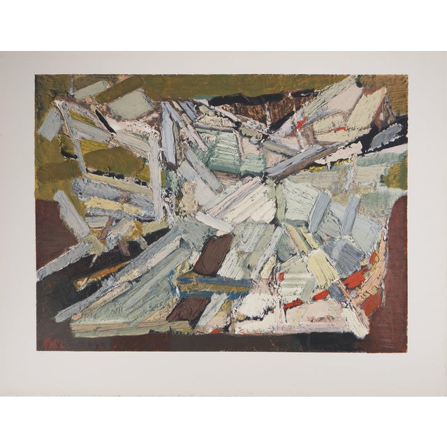 Nicolas de Stael, Composition abstraite, Lithograph For Sale