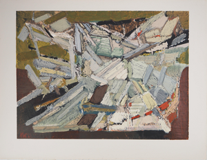 Nicolas de Stael, Composition abstraite, Lithograph