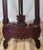 Vintage American 20th C Carved Mahogany Baroque Revival Easel Floor Display Stand For Sale - Image 10 of 15