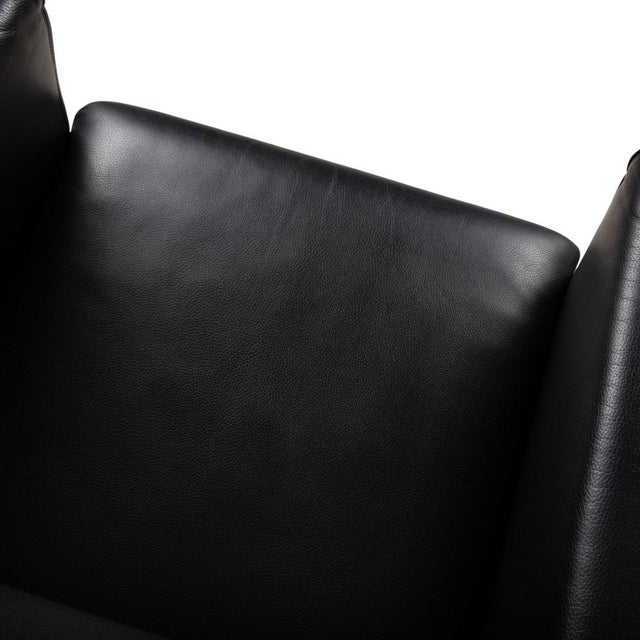 Black Chairs in Black Leather from Wittmann, Set of 2 For Sale - Image 8 of 16