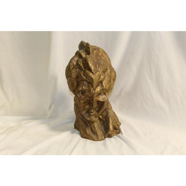 Cubist Sculpture of Head of Fernand After Picasso Chairish