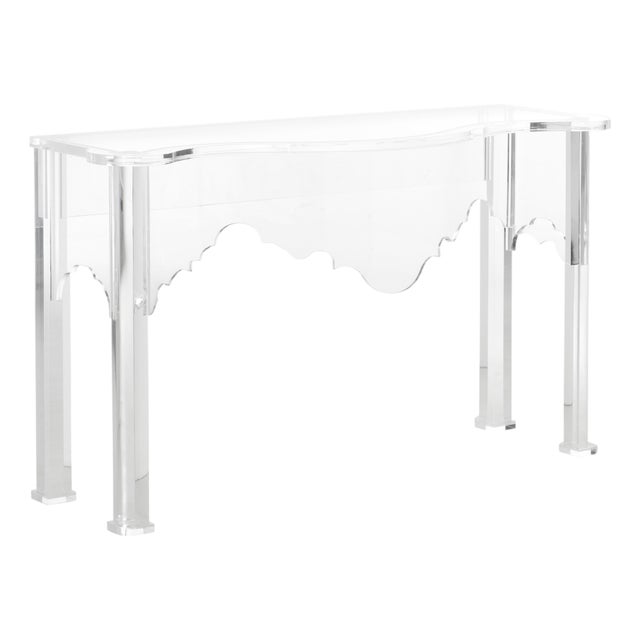 Kensington Console-Acrylic For Sale