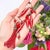 Art Nouveau Red Glass and Gilded Metal Tassel Necklace, 1890s For Sale - Image 3 of 8