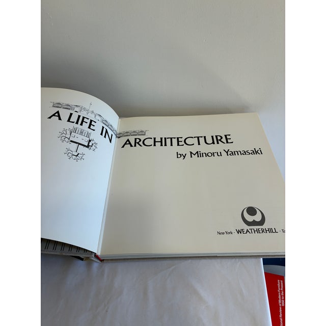 1979 A Life in Architecture by Minoru Yamasaki, New York City's World Trade Center Architect, First Edition For Sale - Image 9 of 13